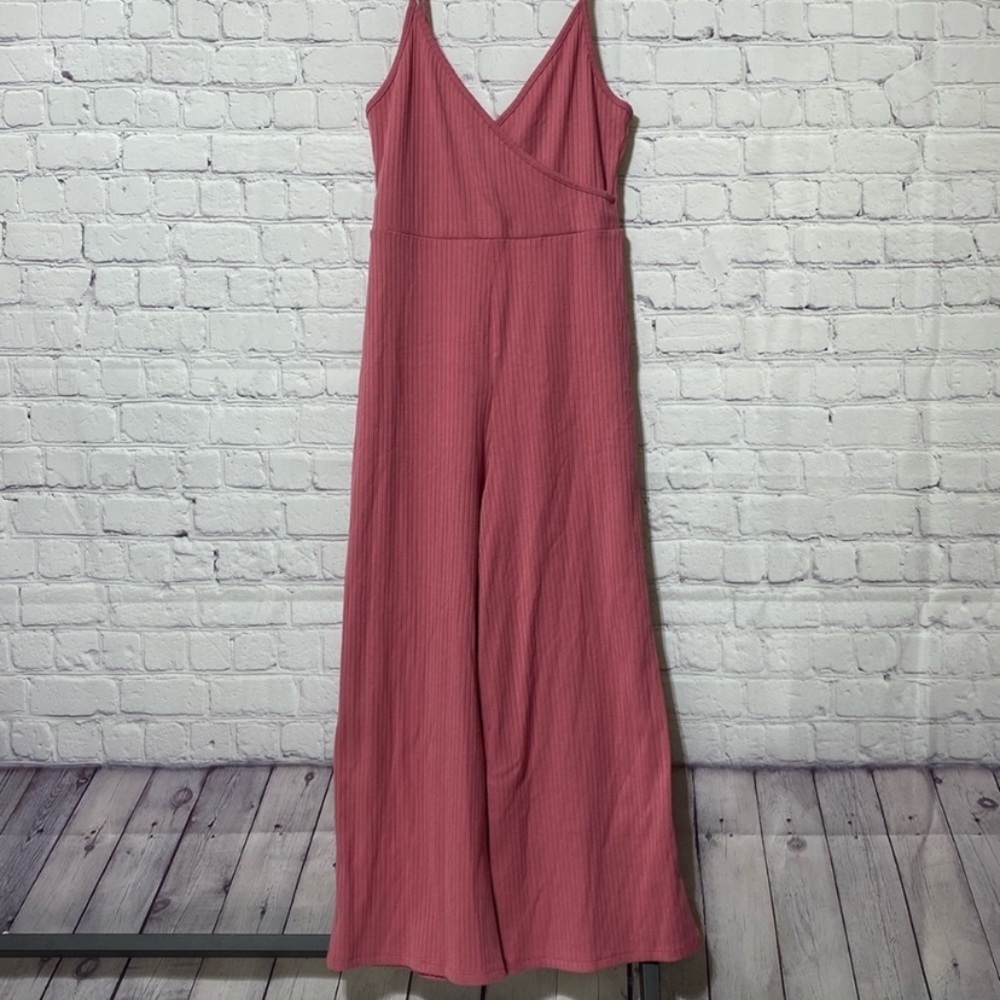 Forever 21 Pink Spaghetti Strap Jumpsuit